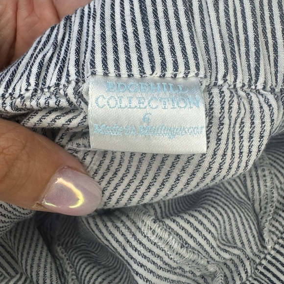 Edgehill Collection girls high waisted striped shorts | size 6 girls - Picture 3 of 4